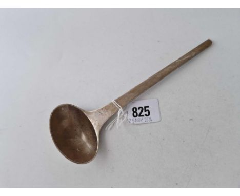 A Georg Jensen ladle with tapering handle, 7 inches long
