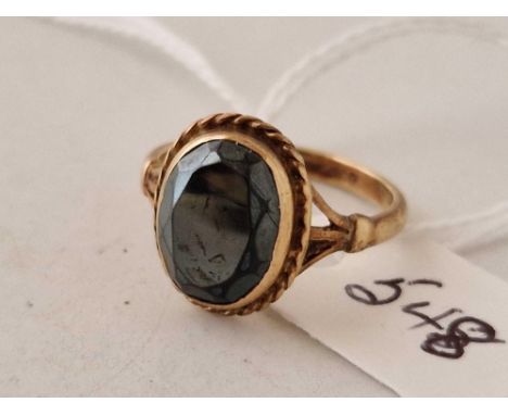 A gents signet ring 9ct size O 3.4 gms