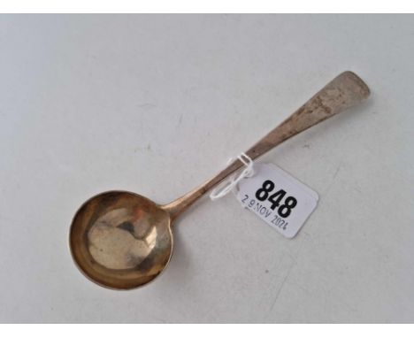 An Exeter silver OE pattern sauce ladle 1839 by R Ferris
