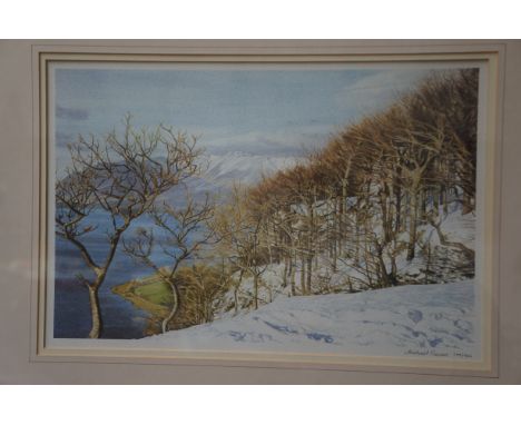 Signed limited edition print with coa Michael Reavers with coa 