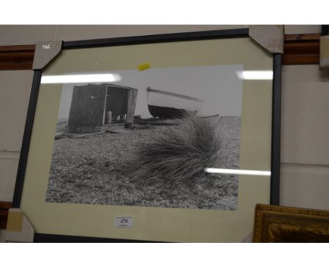 Lee Southgate, pencil signed black and white photographic print depicting Thorpeness Suffolk