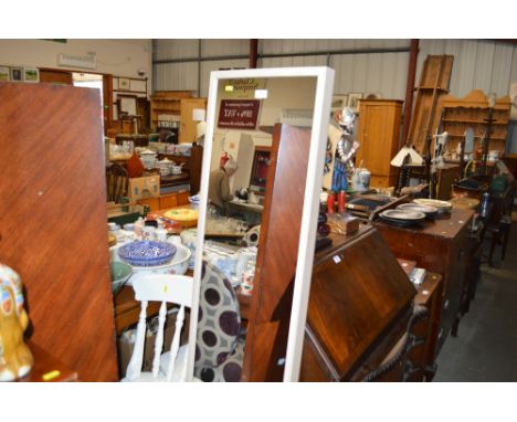 An Ikea oblong mirror