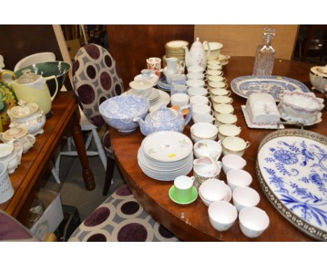 A quantity of various tea and coffee cups