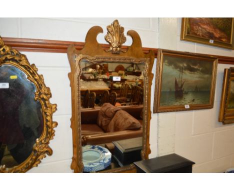 An 18th Century style walnut mirror