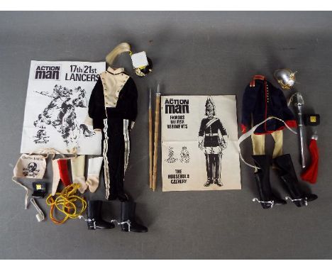 Palitoy, Action Man - Two unboxed and part complete collectable vintage Palitoy Action Man uniforms and accessories. Lot incl