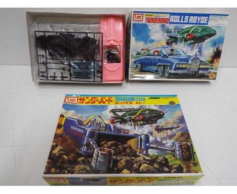IMAI, Thunderbirds, Gerry Anderson - Two boxed vintage 'Thunderbirds' plastic model kits from IMAI. Lots contains IMAI B1827 