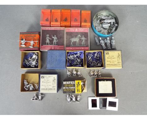 Hinchliffe, Minifigs, Westair, Other - A collection of predominately unmade/ unpainted white metal 25mm and similar scale War