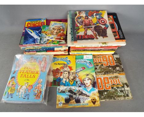 Joe 90; Gerry Anderson, Supercar, Others - A collection of over 20 vintage TV / Gerry Anderson themed children's annuals and 