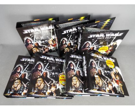 DeAgostini - Star Wars - A collection of 7 Binders with approx 140 weekly issues of The Official Star Wars Fact File in Good 