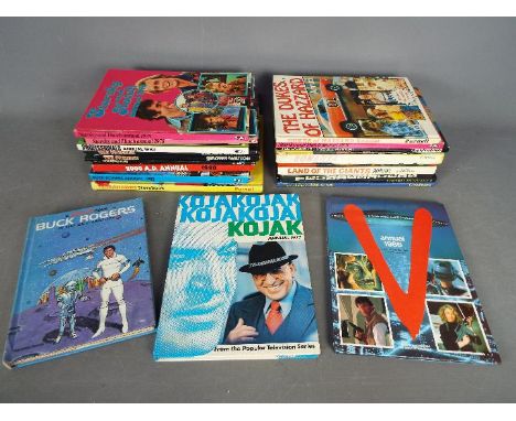 Starsky And Hutch - Kojak - The Sweeney - A lot of 22 vintage TV related annuals including, Buck Rogers In The 25th Century, 