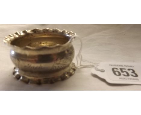 A CHESTER SILVER NAPKIN RING 1904 - M. BROS 