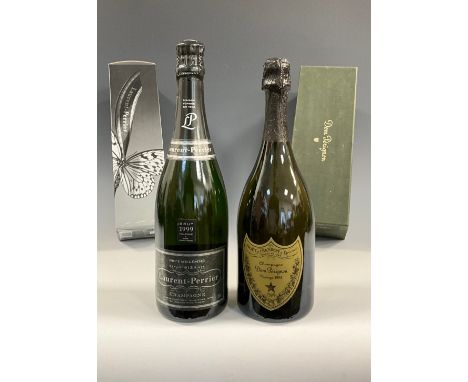 Champagne - Dom Perignon, 1998, 12.5vol. 750mml, boxed;  Laurent Perrier, 1999, 12%vol, 750ml, boxed (2)