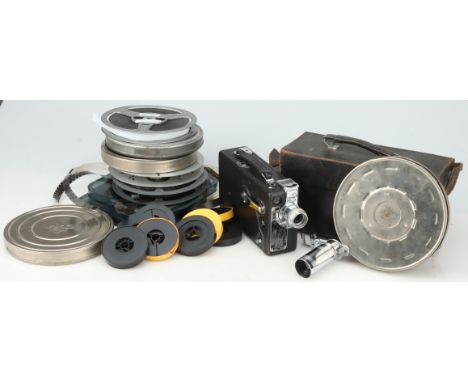 A Kodak Model K Cine Camera, complete with two lenses, Kodak Anastigmat f/1.9 25mm and Anastigmat f/4.5 78mm, together with a