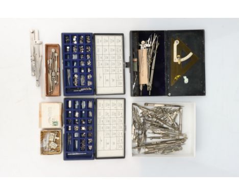 Drawing/Drafting Instruments, a Riefler precision mechanical parallel hatching rule, in stainless steel, with a large collect