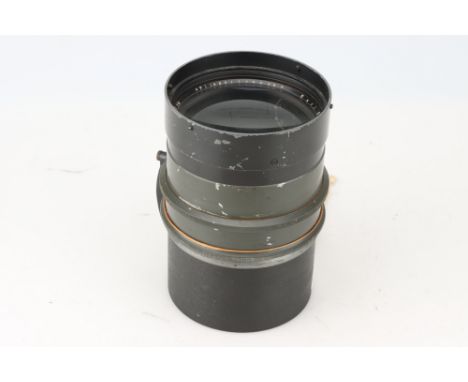 A Carl Zeiss Jena 'Fliegertruppe' (Air Force) Triplet f/4.8 500mm Lens, black, serial no. 303851, body, VG, elements, VG, som