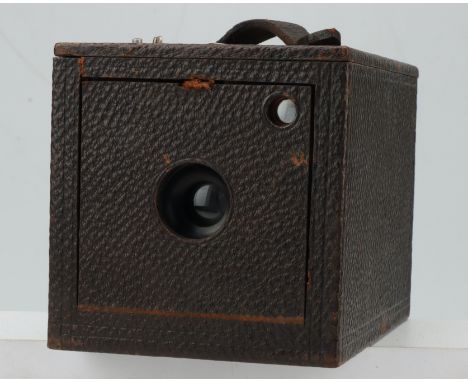 A Kodak No.2 Bulls-Eye Special '99 Camera, with Bausch &amp; Lomb Rectilinear lens, body, G, pull down tab broken from front,