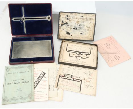 Engineering, Ellis &amp; Whitelaw's Valvometer, c.1902, by A G Thornton in nickel silver, cased, with instructions, case 18.7