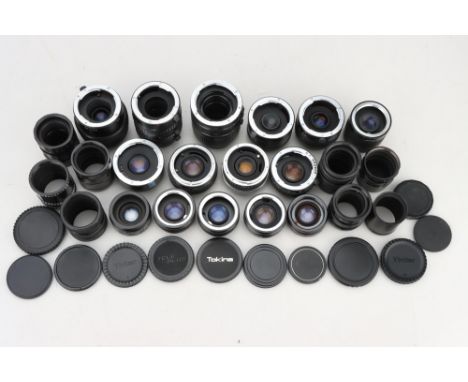 A Mixed Selection of Converters &amp; Extenders, to include APK Macro Teleplus 2x MC7, Cozon MC 2x C/AF, RMC Tokina Doubler f