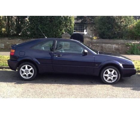 A 1995 Volkswagen Corrado VR6 Storm Limited Edition, registration number M579 MHD, Mystic blue.The Storm was a limited editio