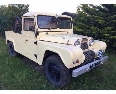 A 1963 Austin Gipsy 4x4 utility recovery vehicle, registration number 246 DYE, chassis 10239, war department number 41/38796,