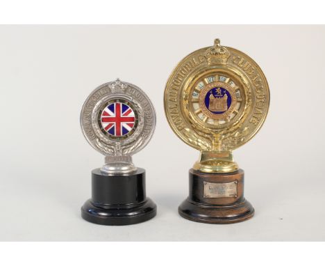 A Royal Automobile Club Associate, Suffolk County 1930 No.149 mascot plus an RAC 1927 No.19939 mascot