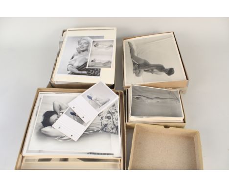 A collection of vintage 1950's glamour photographs (four boxes)
