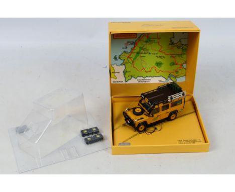 Almost Real - A boxed diecast 1:43 scale Almost Real #410305 Land Rover Defender 110 'Camel Trophy' Support Unit Sabah - Mala