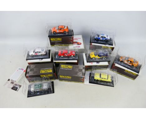 Atlas Editions - Eight boxed 1:43 scale diecast model cars from the Atlas Editions 'British Touring Car Champions' series. Lo