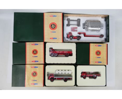 Corgi - Four boxed 1:50 scale diecast model commercial vehicles from Corgi's 'Premium Edition' range, all in BRS livery. Lot 