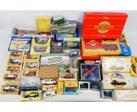 Matchbox - Lesney - Corgi - Oxford - Lledo - Dinky Toys - Roxley Models. A selection of Forty loose and boxed Diecast models 