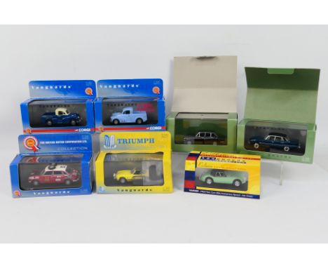 Vanguards - A boxed collection of seven diecast 1:43 scale model from Vanguards. Lot includes VA06709 Triumph Spitfire MkII (