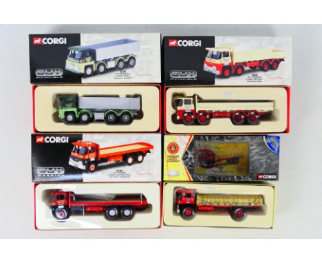 Corgi - Four boxed Corgi 1:50 scale Limited Edition diecast 'Guy' model trucks. Lot consists of Corgi #29301 Guy Invincible 8