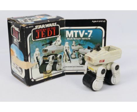 Kenner - Star Wars - Return Of The Jedi - A boxed MTV-7 multi terrain vehicle # 40010. The model appears in Very Good conditi