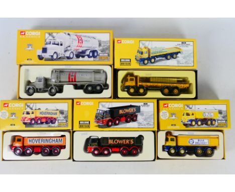 Corgi - Five boxed Limited Edition diecast 1:50 scale model trucks from Corgi's 'Building Britain' series. Lot includes #1630