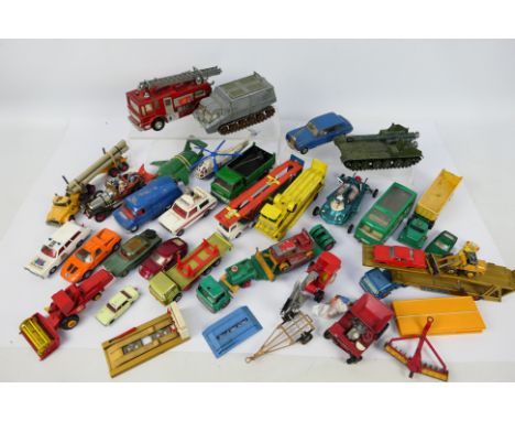 Dinky - Corgi - Matchbox - A collection of 30 plus vehicles and accessories including Joe 90's Car # 102, Chitty Chitty Bang 