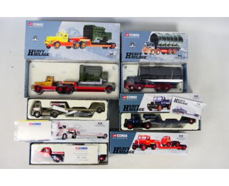 Corgi Heavy Haulage - Five boxed Limited Edition Corgi Heavy Haulage 1:50 scale diecast model vehicles. Lot includes #31004 #