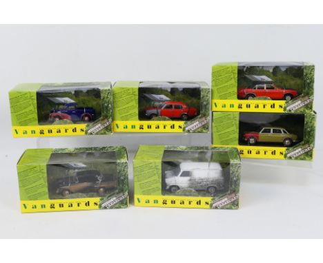 Vanguards - Six boxed diecast 1:43 scale model vehicles from the Vanguards 'Hidden Treasures' series. Lot includes VA05206 Fo