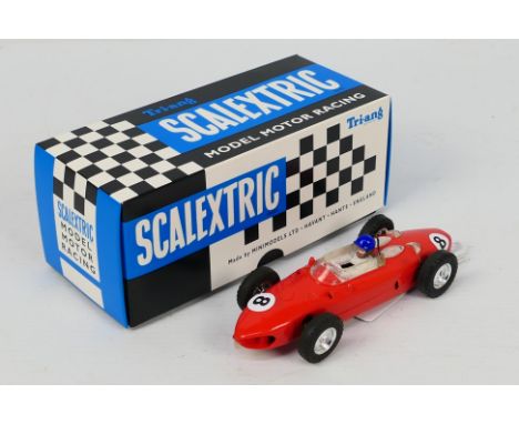 Scalextric - A boxed Ferrari Sharknose slot car model in red  # C62. The car appears in Very Good condition with light signs 