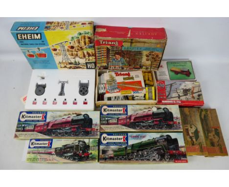 Kitmaster - Eheim - Faller - Tri-ang - Airfix - 10 x boxed model kits including Material Cable Car System, Arkitex Constructi