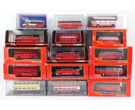 Corgi - Original Ombus - 15 x boxed limited edition 1:76 scale Corgi Original Omnibus coaches - Lot includes a #OM45508 BMMO 