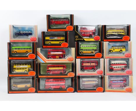 EFE - 17 x boxed 1:76 scale EFE buses and coaches - Lot includes a #25506D 'Beatties Special' bus. A #164054 'Anniversary Mod