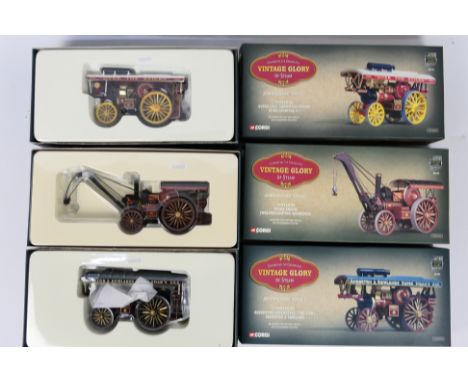 Corgi - Three boxed Limited Edition diecast model vehicles from Corgi's 'Vintage Glory of Steam' series. Lot consists of #801
