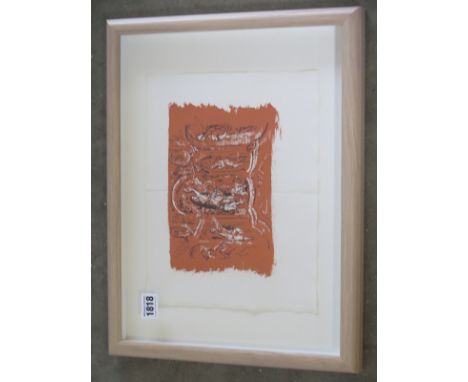 John Piper - Italian Garden II - Line block lithograph 1949 - Ref Levinson 77 printed on cream, wove paper, hand made by Hodg