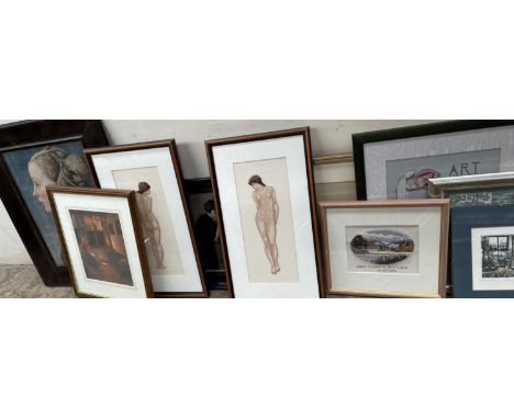 After Sue Levington Kitchen WindowA limited edition print, No.1/100together with a large collection of prints and tapestries