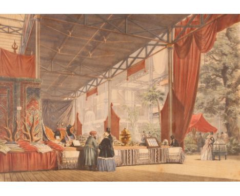 A coloured print,&nbsp;of "The Grand Bazaar Istanbul"