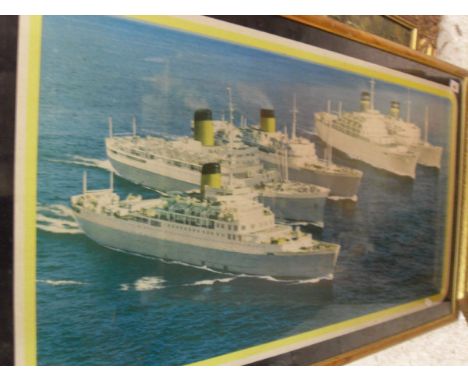 AFTER ANDREW MILLER "Canberra", study of P & O Cruises ship, Canberra, limited edition colour print No'd. 117/500, signed in 