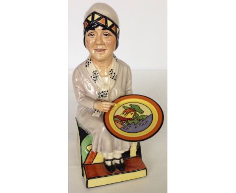 A Kevin Francis Limited Edition character jug of Clarice Cliff #63/350. 22.5cm tall.