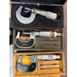 (3) 0-1" Micrometers