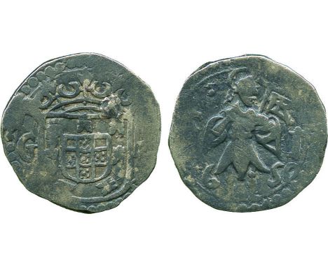 COINS, 錢幣, INDIA – PORTUGUESE, 印度 - 葡屬, Goa, João IV: Silver 2-Tangas, 1650, Obv arms and GA, Rev standing St John (Gomes 17.