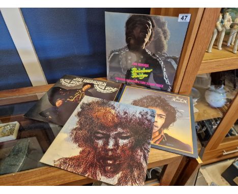 Quartet of Jimi Hendrix Vinyl LP Records inc Cry of Love &amp; Are You Experienced